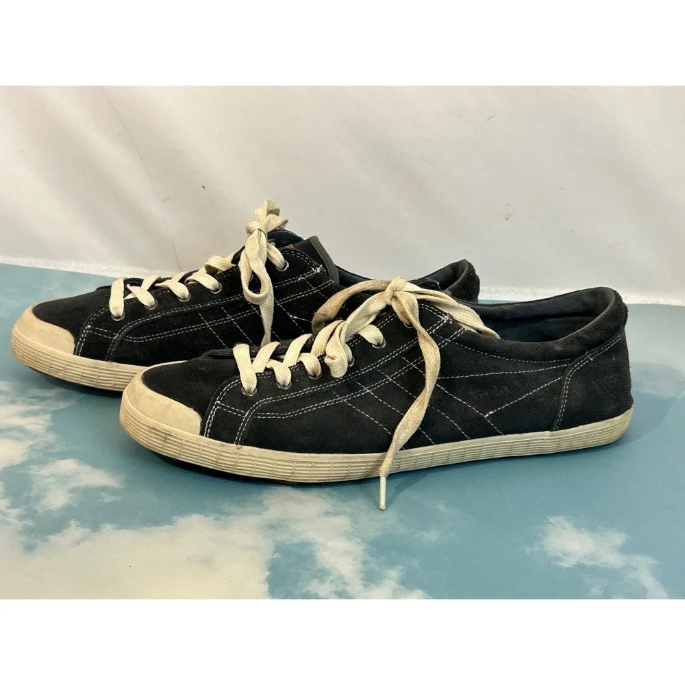 Gola Men's Sz 10‎ Otter Leather Suede Sneakers Blue Casual Shoes Low Top